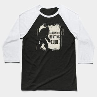 Sasquatch Hunting Club Baseball T-Shirt